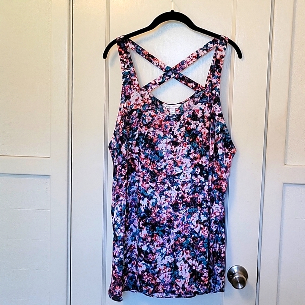 Boutique+ Crossback Tank Top Ashley Nell Tipton JcPenney